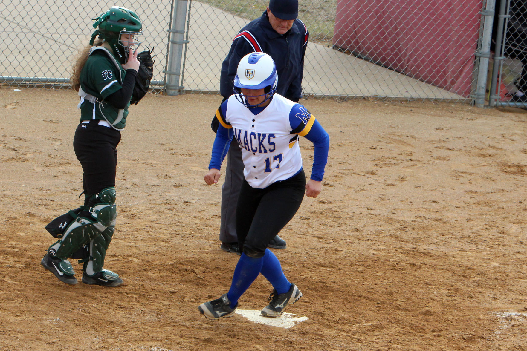 Fall Creek at McDonell softball 4-18-19